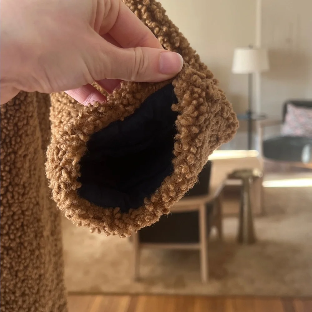 J CREW teddy sherpa jacket - Picture 5 of 7